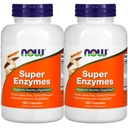 Τώρα Τροφίμων Super Enzymes 180 Κάψουλες, 2 Συσκευασία