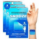 Vitamasques Sleep Patches for Adults, SnoozeMe Wellness Hydrogel Patch (3-Pack) - Ύπνος με λεβάντα, μελατονίνη, & ρίζα βαλεριάνας - Cruelty-Free, Κορεατική Δερματική Φροντίδα Sleep Patch