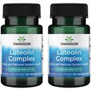 Swanson Luteolin Complex w/Rutin - Brain Support Supplement Promoting Memory, Mood & Cognitive Health - Natural Formula to Help Maintain Nervous System - (30 Veggie Capsules) 2 Pack