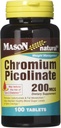 Mason Βιταμίνες Chromium Picolinate δισκία, 60 Count