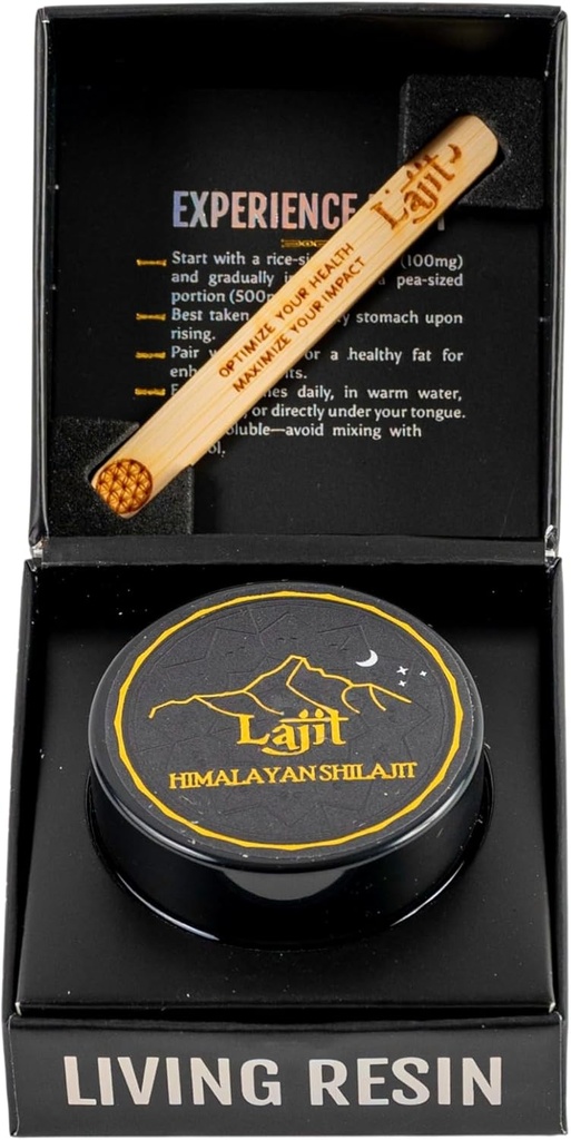 Lajit Gold Βαθμός Ιμαλαΐων Shilajit Resin – Βιολογικός, Ήλιος-Dried, Βιοδιαθέσιμα θρεπτικά συστατικά, Fulvic Acid 