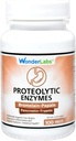 Wonder Laboratories Proteolytic Enzymes | Bromelain Papain Pancreatin Trypsin 550 mg Total with Standardized Amylase, Lipase, and Protease, 100 Tablets
