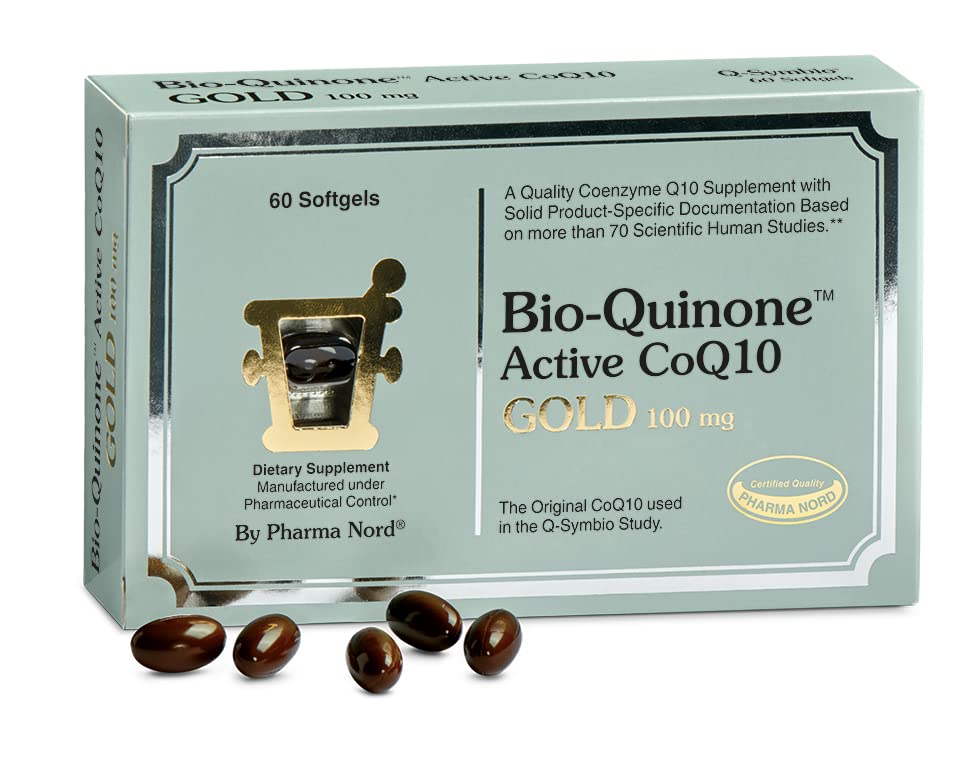 Pharma Nord - The Original CoQ10 • Κλινικά Αποδεικνύεται • Υψηλή Απορρόφηση • Υγεία της καρδιάς • Γονιμότητα • Υγιής γήρανση • Κυτταρική ενέργεια • Αντιοξειδωτικό • Χωρίς γλουτένη • 100 mg Συνένζυμο Q10 • 60 Softgels