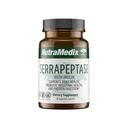 Nutramedix Serrapeptase Supplement - Proteolytic Enzymes for Digestion + Inulin - Κατασκευασμένο για να υποστηρίξει Digestive Health Support - Γλουτένη, σόγια και χωρίς γαλακτοκομικά (60 κάψουλες)