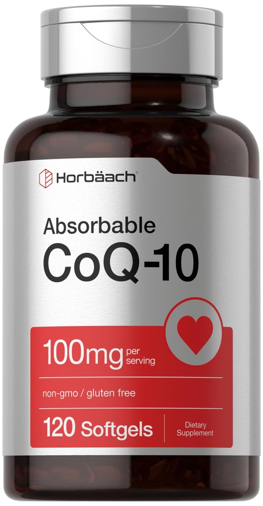 Horbäach CoQ10 100mg Softgels 