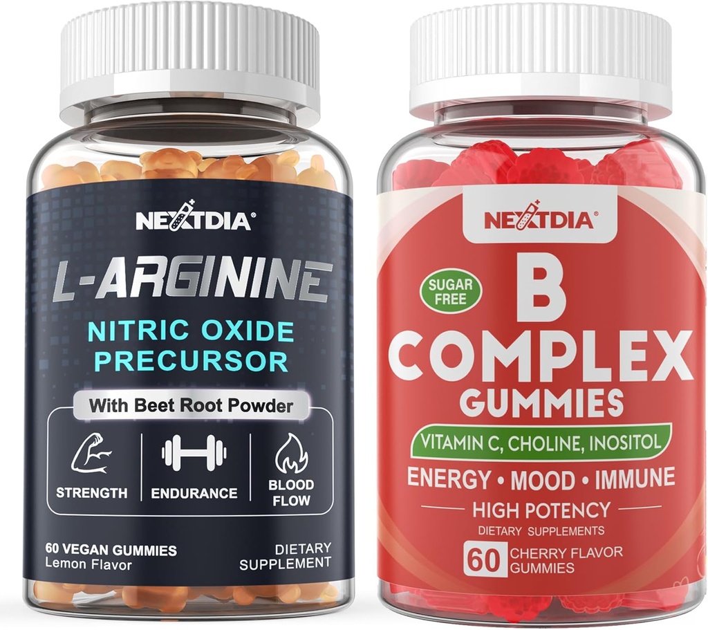 Βιταμίνη Β Σύμπλεγμα Gummies + L Arginine Gummies