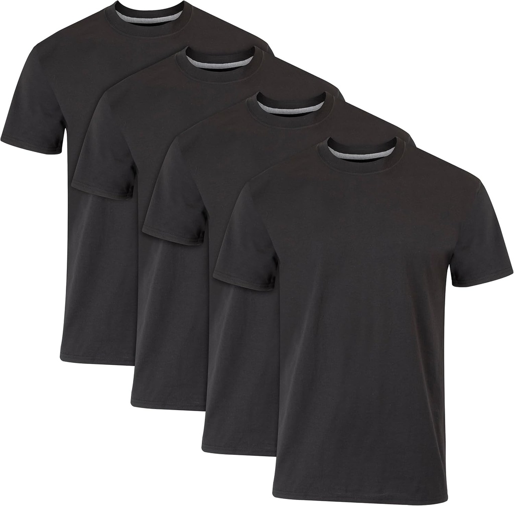 Hanes Ultimate Ανδρικό Fresh Iq Slim Fit Crew Undershirt, 4-Pack