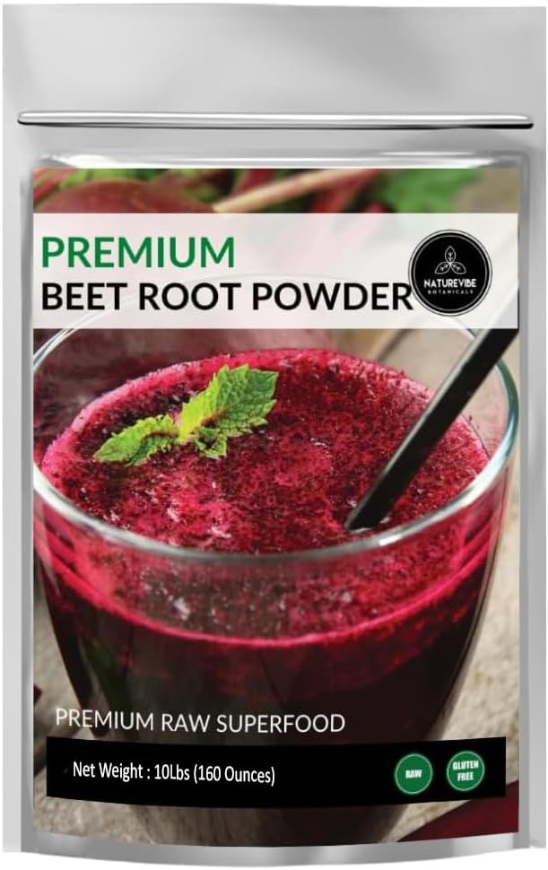 Naturevibe Botanicals Premium Beet Root Powder, 10lbs 