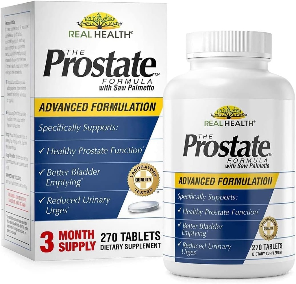 Real Health Prostate Formula με Saw Palmetto 270-Tablets από την EMERSON ΥΓΕΙΑ