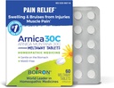 Boiron Arnica 30C δισκία για την ανακούφιση του πόνου από τον πόνο των μυών, πόνο των αρθρώσεων, οίδημα από τραυματισμό ή μελανιές - 60 κόμης