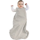 Woolino Merino Wool and Organic Cotton Baby Sleep Bag - 4 Season Classic Sleep Sack for Baby - Two-Way Zipper Sleep Bag for Baby and Toddler - 0-6 Μήνες - Earth