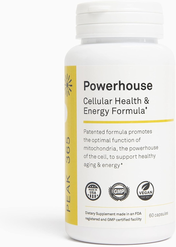 Powerhouse | Cellular Health & Energy Formula | Supports Energy and Health at The Cellular Level | Powerful Science Based Formulation | Body Language Vitamins Backed by 30+ Years of Research |