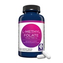 MD Life L- Methylfolate 7, 5 mg συμπλήρωμα - Επαγγελματικό- Grade Active L Συμπλήρωμα μεθυλοφολικού - 120 κάψουλες - L- Methylfolate 7, 5mg - Μέγιστη ισχύς MTHFR W/ Essential Amino Acids