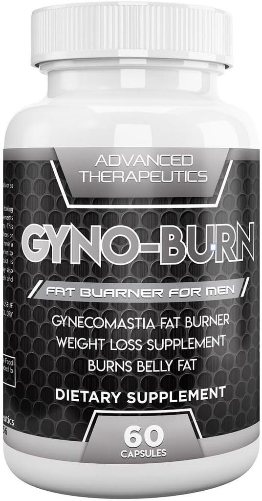 Gyno-Burn Pills Male Chest Fat Burner Reduces Breast Fat and Eliminates Embarrassing Target Stubborn Man Boobs Helping You Lose The Male Boobs Fat