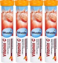 Mivolis Vitamin C αναβράζοντα δισκία - Διαιτητικά συμπληρώματα 4 συσκευασίες x 20 τεμάχια 