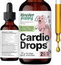 Forever Puppy Cardio σταγόνες για σκύλους - Hawthorn Berry & Motherwort Herb - Υγρό συμπλήρωμα αντιοξειδωτικών με φύλλα Gotu Kola & εκχύλισμα λεβάντας - 2 fl oz