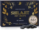 Pure Shilajit Resin Dry Drops - Υψηλή ισχύς, βαθμός Α, 100% καθαρό με Fulvic Acid & 85+ Ίχνη Ορυκτά για Καλύτερη Ενέργεια Μεταβολισμός & Ανοσολογική Υποστήριξη 