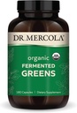 Δρ. Mercola Organic Fermented Greens, 30 Servings (180 Κάψουλες), Συμπλήρωμα διατροφής, Υποστηρίζει την Ανοσολογική Υγεία, Μη-ΓΤΟ, Πιστοποιημένο Organic USDA