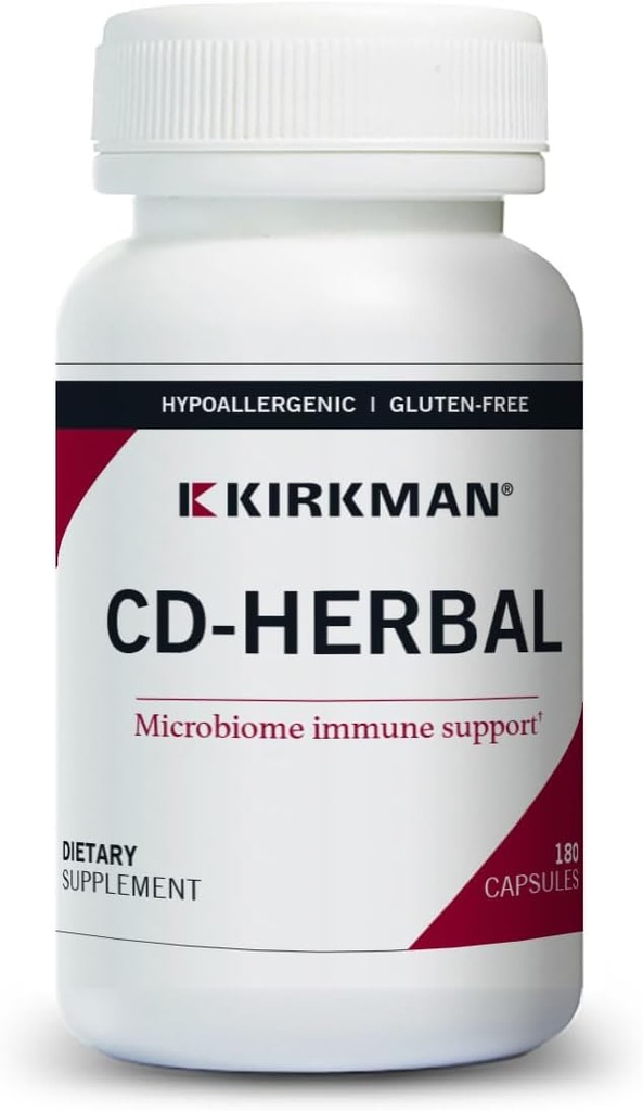 Kirkman CD-Herbal - Hypoallergenic -180 Vegetarian Capsules