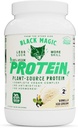 Black Magic Plant-Πηγή 100% Vegan Πρωτεΐνη - Κέτο, χαμηλή ζάχαρη, Γαλακτοκομικά Δωρεάν Πρωτεΐνη - Pre/Post προπόνηση - παγωτό βανίλια - 20g πρωτεΐνη - 2 LB