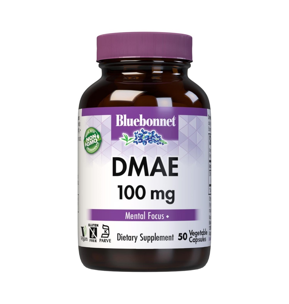 Διατροφή Bluebonnet Dmae 100mg, 50 CT