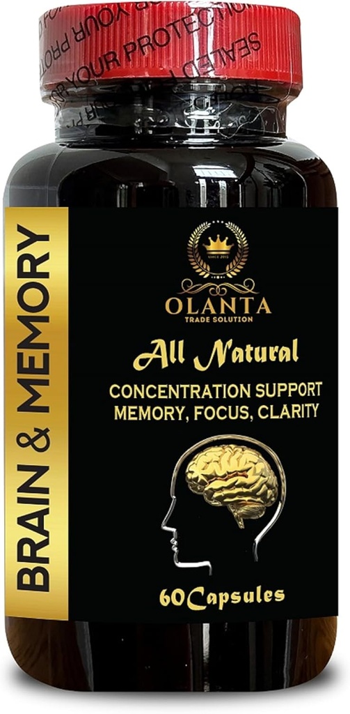 Mind Matrix PRO Formula - Γνωστική Υποστήριξη, Υποστήριξη Ενέργειας, Καθαρότητα, Συμπλήρωμα εγκεφάλου για άνδρες και γυναίκες, με Ginkgo Biloba - 1 Φιάλη 60 κάψουλες
