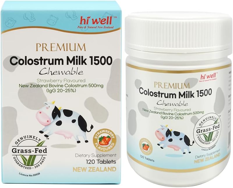 Hi Well Premium Grass-Fed Colostrum1500 120Πίνακες (1)
