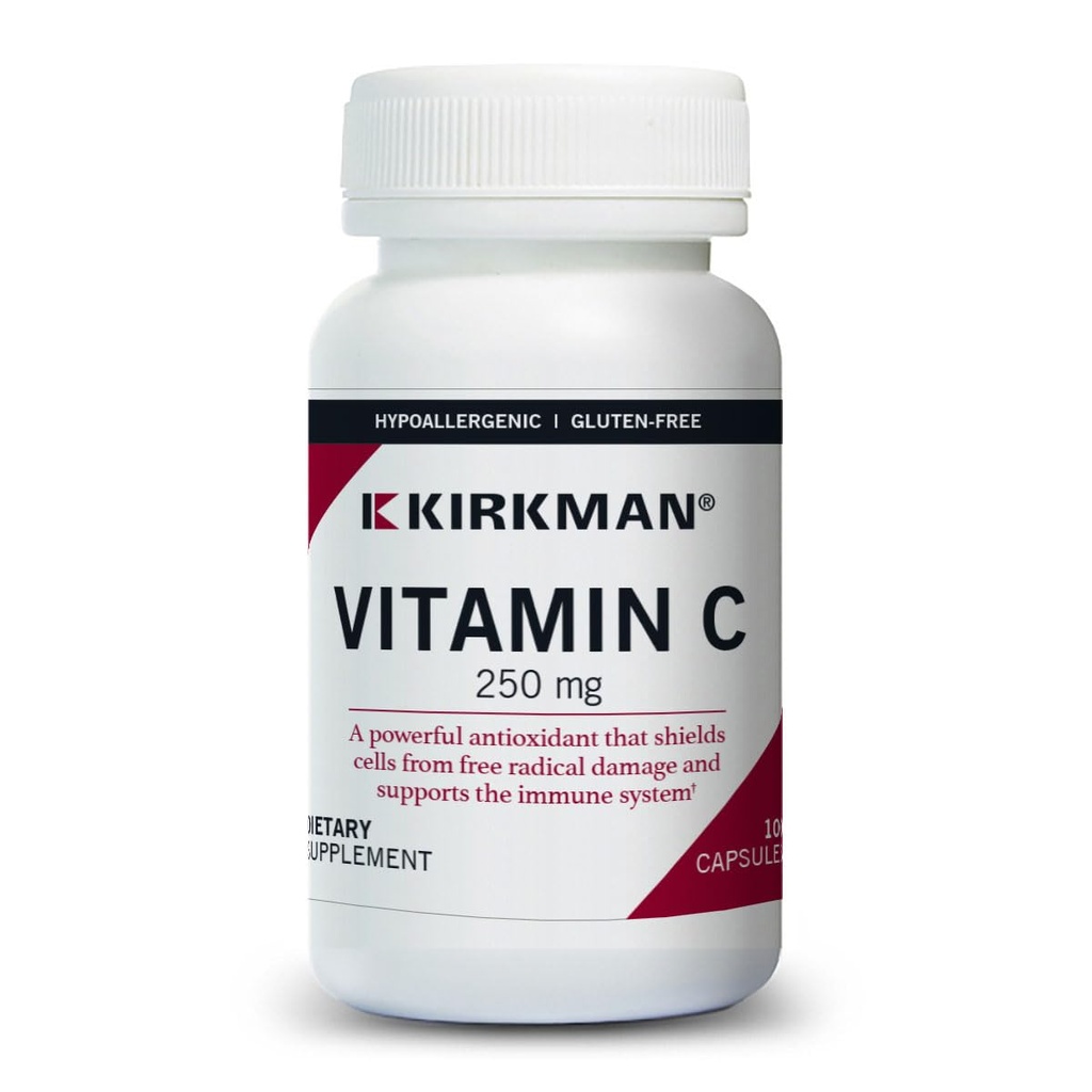 Kirkman Βιταμίνη C 250 mg 100-αριθμός