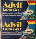 Advil Liqui-Gels Minis, 80 κάψουλες ανά φιάλη (3 φιάλες)