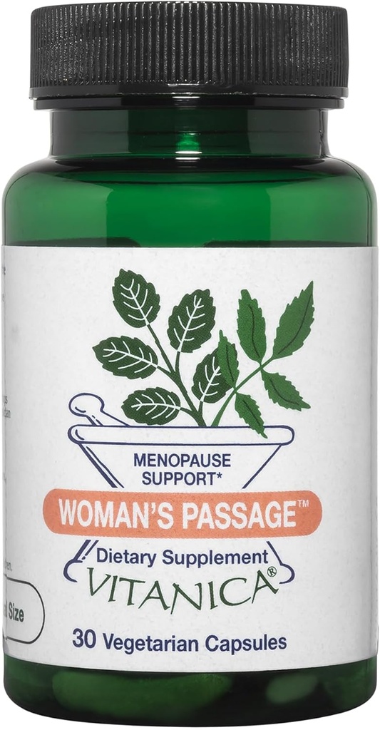 Vitanica, Woman's Passage, Menopause Support, Vegan, 30 Capsules