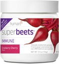 HumanN SuperBeets ανοσοποιητική σκόνη - εκχύλισμα σπόρων σταφυλιού και Wellmune® Beta Glucans - Cranberry Cherry Flavor, 5.5-Ounce