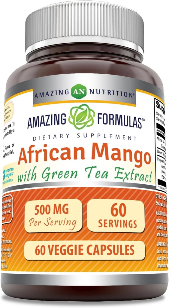 Amazing Formulas African Mango with Green Tea Extract Supplement 