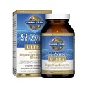 Garden of Life 21 Powerful Digestive Enzymes with Papain, Bromelain, Lipase, Ginger, Turmeric for Complete Digestion of Protein, Carbs & Fats – Omega-Zyme ULTRA, Gluten-Free, Vegetarian, 180 Capsules