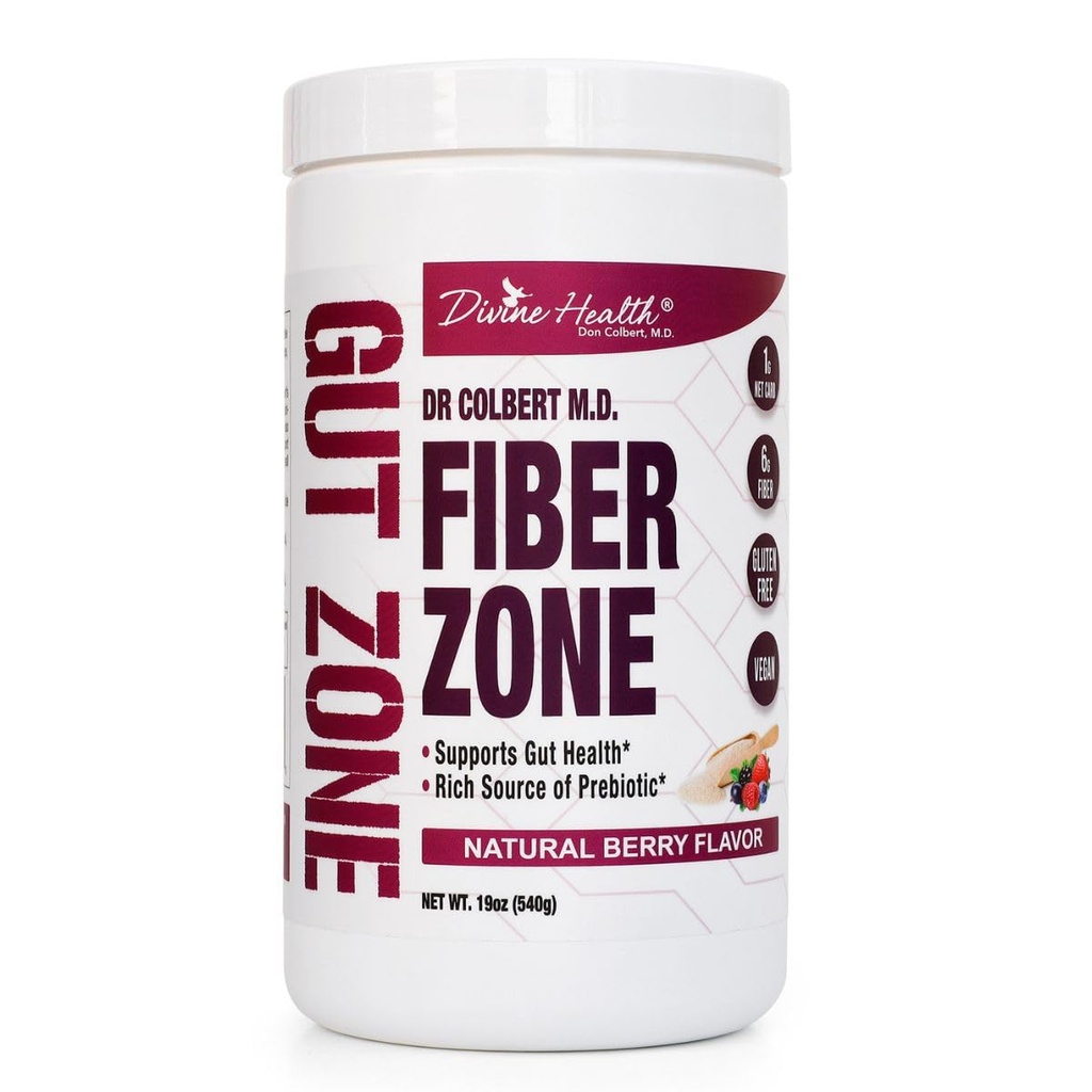Θεϊκή Υγεία Dr Colbert, MD Fiber Zone Powder 