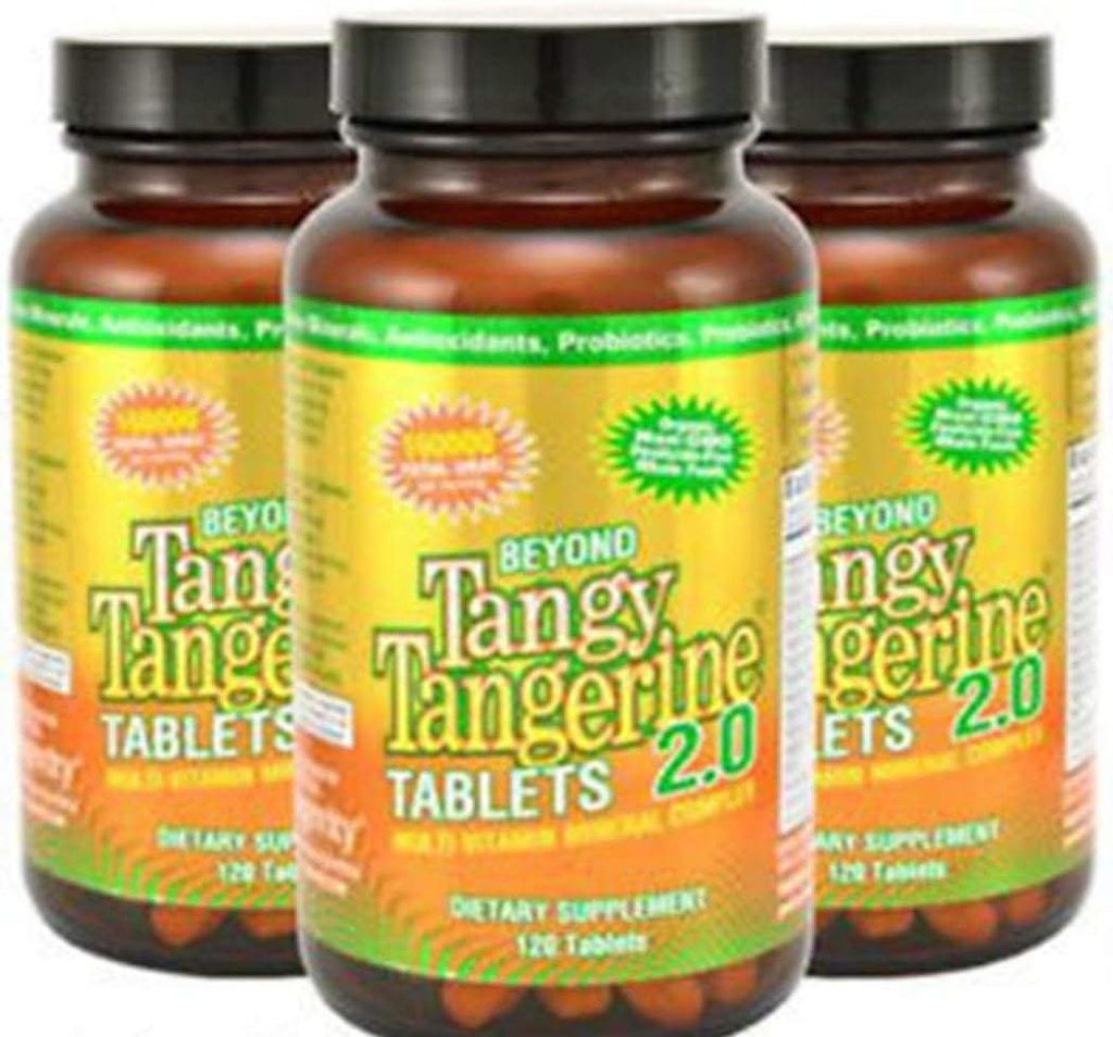 Youngevity Beyond Tangy Tangerine 2.0 Multi-Vitamin & Mineral Complex - Κατασκευασμένο με φυσικά & ολόκληρα τρόφιμα 