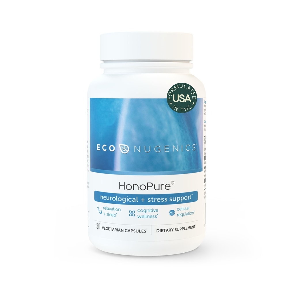 EcoNugenics HonoPure Magnolia Bark Extract – 98% Pure Honokiol συμπλήρωμα βοηθά με τη λειτουργία του εγκεφάλου, τη βοήθεια ύπνου, το στρες ανακούφιση και τη συνολική διάθεση – Nootropic με GABA & αντιοξειδωτική υποστήριξη – 30 κάψουλες