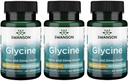 Swanson Amino Acid Ajipure Glycine Pharmaceutical Grade 500 Milligrams 60 Veg Capsules (3 Pack)
