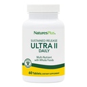 NaturesPlus Ultra II Daily - 60 Tablets - Πολυβιταμίνη με ολόκληρα τρόφιμα για τη συνολική ευεξία - Υποστηρίζει την Ενέργεια & Ανοσολογική Υγεία - Παρατεταμένη Κυκλοφορία - 60 Υπηρεσίες