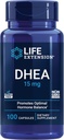 Επέκταση ζωής DHEA 15 mg – συμπλήρωμα ισορροπίας ορμονών, μνήμη, μυϊκή μάζα και υποστήριξη πυκνότητας των οστών, υγιής σεξουαλική κίνηση, χωρίς γλουτένη, μη GMO, 100 κάψουλες