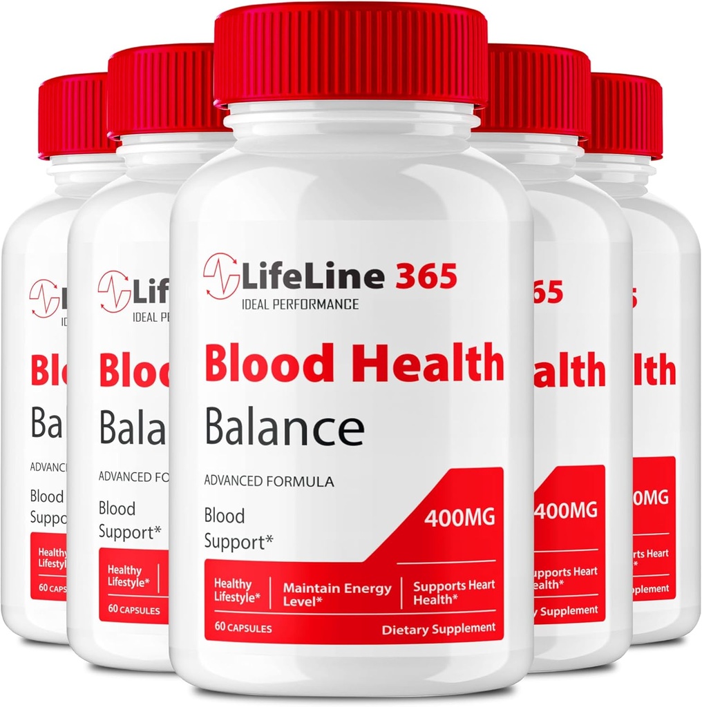 Lifeline 365 χάπια Advanced Blood Support Formula Supplement, Lifeline365 κάψουλες αίματος - Μέγιστη δύναμη, Lifeline 365 Όλα τα φυσικά χάπια Formula, Lifeline 365 Κριτικές Υποστήριξης Αίματος (5 Pack)
