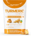 HumanN Turmeric Chews Supplement – Clinically Studied High Absorption Curcumin Complex - Orange Citrus Flavor – from SuperBeets Makers – Joint Health – 30 Count