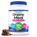 Orgain Organic Vegan Meal Replacement Protein Powder, Creamy Chocolate Fudge - 20g Πρωτεΐνη με βάση το φυτό, Χωρίς γλουτένη, Χωρίς γαλακτοκομικά, Χωρίς λακτόζη, Χωρίς σόγια, Χωρίς ζάχαρη Προστέθηκε, Για Smoothies & Shakes - 2,03lb