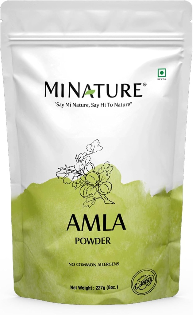 USDA Organic Amla Powder (Amla Fruit Powder) by mi Nature