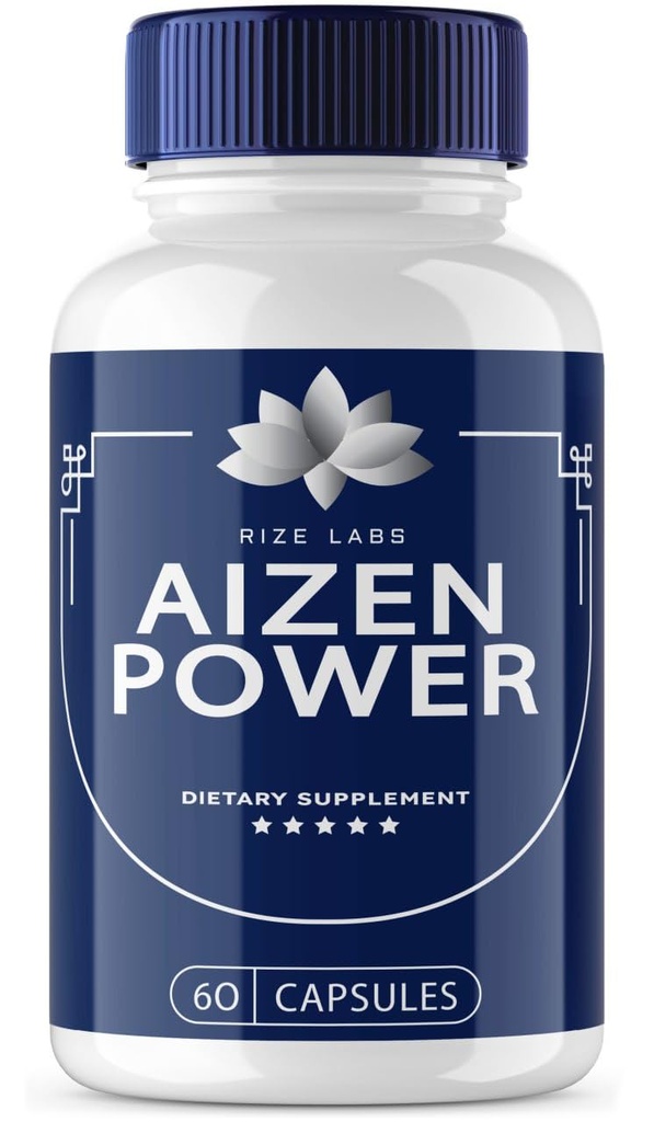 rize labs - Aizen Power for Men, All Natural Ανδρικό συμπλήρωμα για την ενίσχυση της ενέργειας και της απόδοσης (60 κάψουλες)