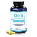 De3 Dry Eye Ultra Pure rTG Omega 3 – Υποστήριξη για Ξηρά Μάτια - 2400 mg EPA & DHA – Νέα & Βελτιωμένη-Burpless-3 ανά ημέρα που εξυπηρετούν, 1-μήνα προμήθεια