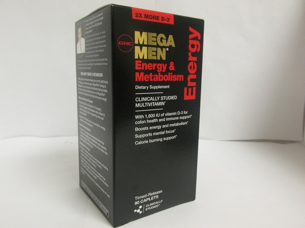 GNC Mega Men Ενέργεια & Μεταβολισμός Συμπλήρωμα διατροφής Κάψουλα