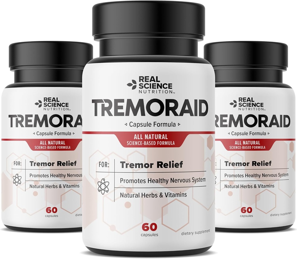 Essential Tremor Relief Συμπληρώματα (60 Caps) * (3 μπουκάλια)