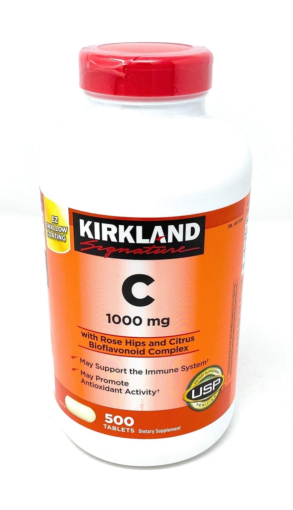 KIRKLAND Υπογραφή Βιταμίνη C 1000 mg, 500 δισκία