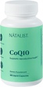 NATALIST CoQ10 Ubiquinone 120 mg Καθημερινή Γονιμότητα Βιταμίνη Ισχυρή Αντιοξειδωτική Άμυνα & Κυτταρική Ενέργεια Συμπλήρωμα Υποστήριξης - Υψηλή Απορρόφηση για Γυναίκες & Άνδρες Vegan, Μη ΓΤΟ - 60 Υγρά Καψάκια