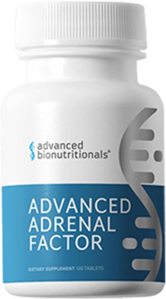 Advanced Bionutritionals Advanced Adrenal Factor – Συμπλήρωμα Υποστήριξης Επινεφριδίων – Μη ΓΤΟ, Χωρίς Γλουτένη, Vegan – 120 δισκία